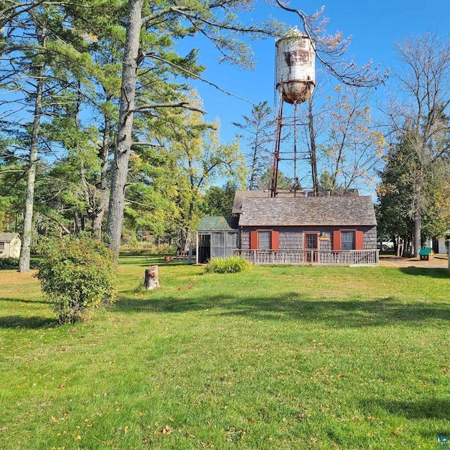 933 Nebraska Row, La Pointe, WI 54850 - view of grassy yard