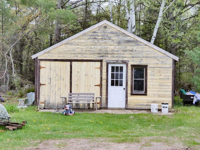 W8666 County Rd K, Elcho, WI 54428 - view of outbuilding