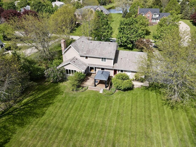 11616 N Lantern Ln, Mequon, WI 53092 - aerial view of property and surrounding area