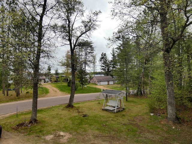N11475 Post Lake Dr, Elcho, WI 54428 - view of green lawn