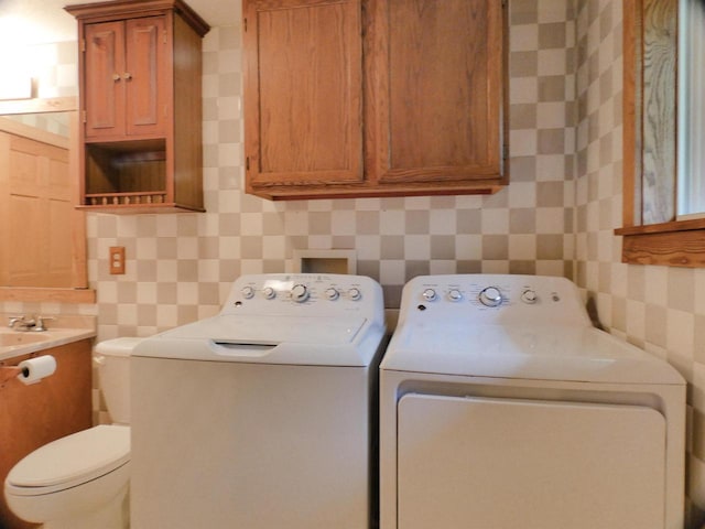 N11475 Post Lake Dr, Elcho, WI 54428 - laundry room with washing machine and clothes dryer