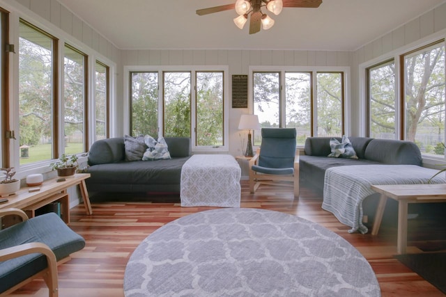 1349 93rd Ave, Kenosha, WI 53144 - sunroom / solarium with wood finished floors and a deck
