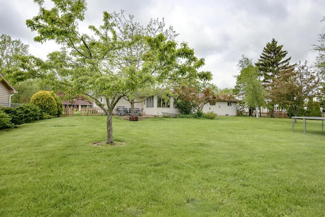 1349 93rd Ave, Kenosha, WI 53144 - view of yard with a trampoline