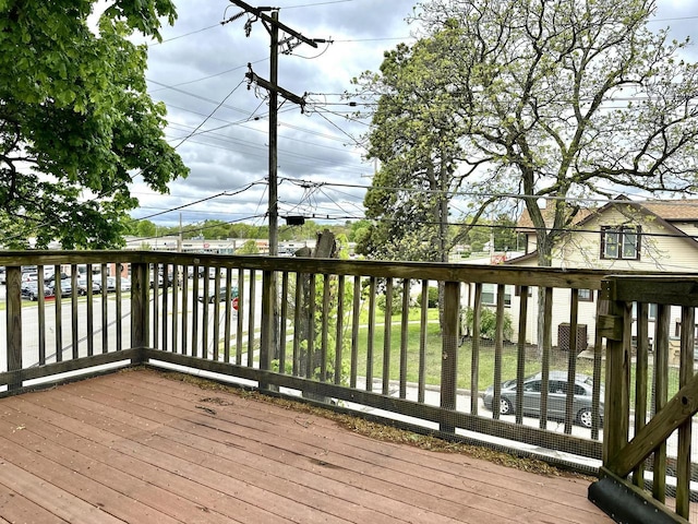 4416 75th St, Kenosha, WI 53142 - view of wooden terrace