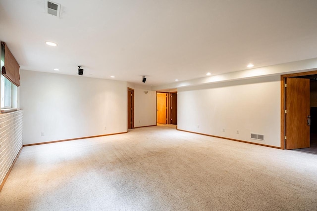 N100W14330 Sunburst Trl, Germantown, WI 53022 - unfurnished room with recessed lighting, light colored carpet, and baseboards