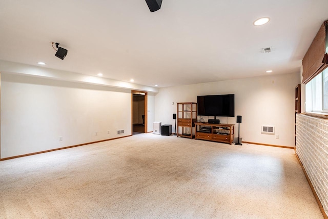N100W14330 Sunburst Trl, Germantown, WI 53022 - living area with recessed lighting and baseboards