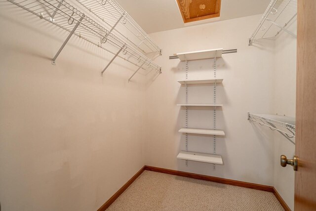 N100W14330 Sunburst Trl, Germantown, WI 53022 - walk in closet featuring carpet