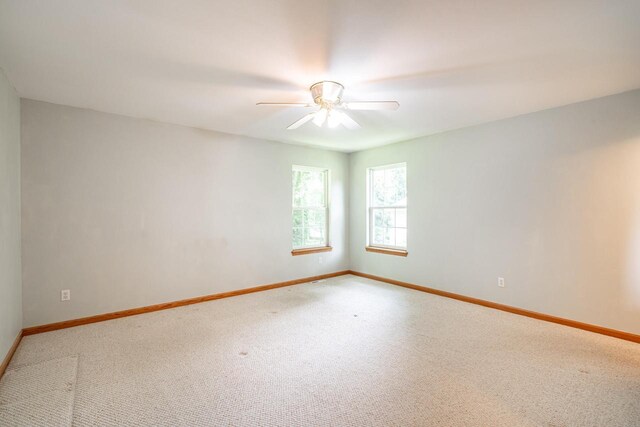 N100W14330 Sunburst Trl, Germantown, WI 53022 - carpeted empty room featuring ceiling fan and baseboards