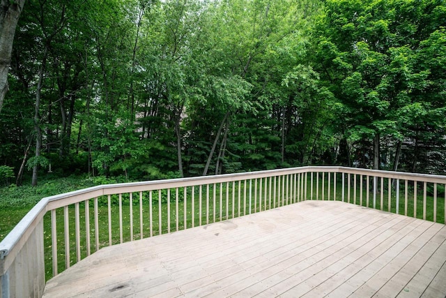 N100W14330 Sunburst Trl, Germantown, WI 53022 - wooden terrace featuring a yard