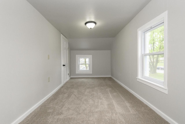 244 S Ridge St, Hustisford, WI 53034 - bonus room featuring baseboards, carpet floors, and lofted ceiling