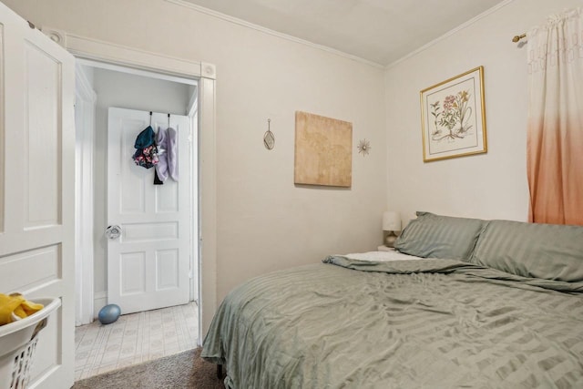 2202 N 55th St, Milwaukee, WI 53208 - bedroom with ornamental molding and carpet flooring