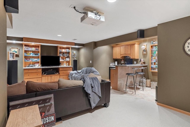 405 August Hills Dr, La Crescent, MN 55947 - living room with light colored carpet and baseboards