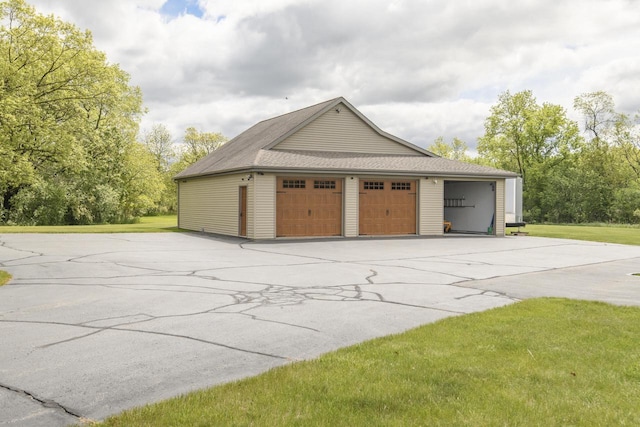 W360S9910 Markham Rd, Eagle, WI 53119 - view of detached garage