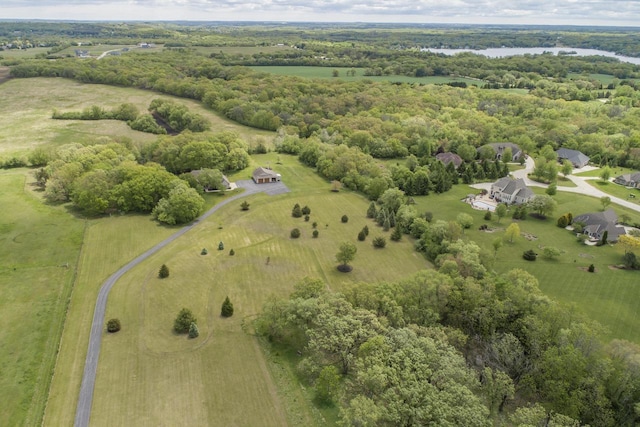 W360S9910 Markham Rd, Eagle, WI 53119 - view of property location featuring a large body of water and rural landscape