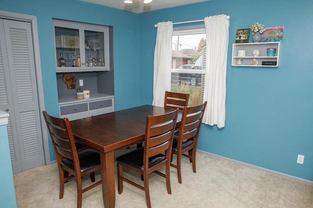 2373 S 83rd St, West Allis, WI 53219 - dining room featuring light carpet and baseboards