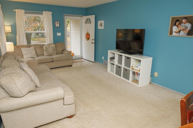 2373 S 83rd St, West Allis, WI 53219 - carpeted living room featuring baseboards