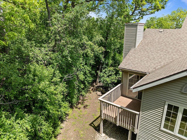 500 S Edwards Blvd Unit 1, Lake Geneva, WI 53147 - view of yard featuring a wooden deck