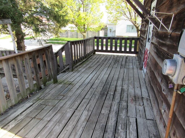 2022 N 20th St, Sheboygan, WI 53081 - view of wooden terrace