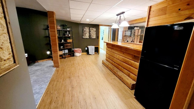 610 Fox Ridge Ct, Nekoosa, WI 54457 - interior space featuring light wood-type flooring and baseboards
