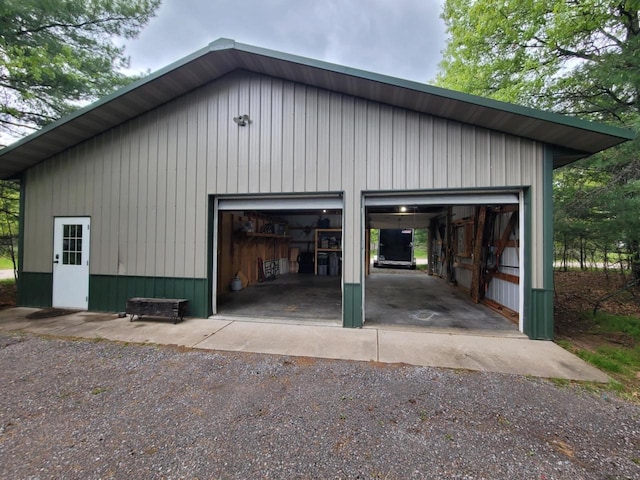 610 Fox Ridge Ct, Nekoosa, WI 54457 - view of detached garage