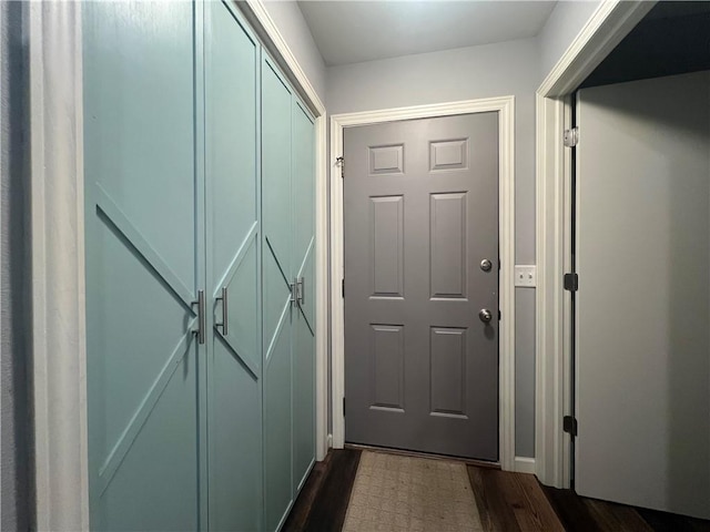 N2673 464th St, Menomonie, WI 54751 - doorway with dark wood-style floors