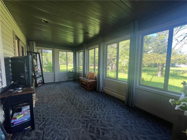 N2673 464th St, Menomonie, WI 54751 - sunroom / solarium with plenty of natural light and a baseboard radiator