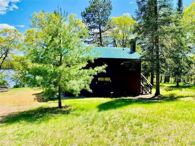 W6974 Bankers Dr, Minong, WI 54859 - view of yard