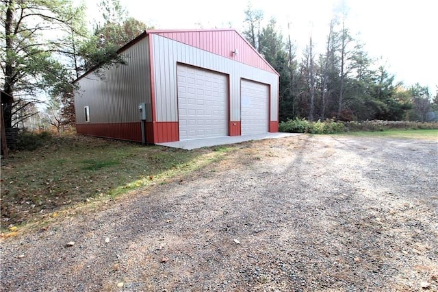 4315 Hector Dam Rd, Shell Lake, WI 54871 - view of detached garage