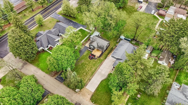 71 Menomonee St, Williams Bay, WI 53191 - aerial overview of property's location featuring nearby suburban area
