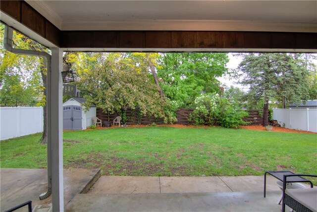 616 E Polk Ave, Eau Claire, WI 54701 - view of yard featuring a patio area