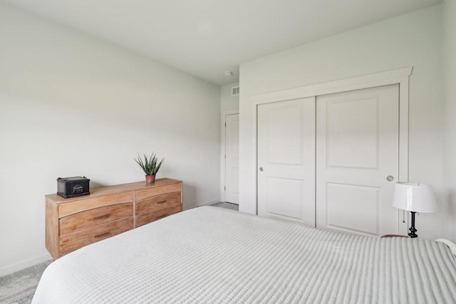 6655 Royal View Dr, Windsor, WI 53532 - bedroom with carpet flooring, a closet, and baseboards