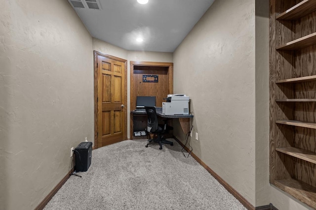 3196 Hidden Pond Rd, Green Bay, WI 54313 - office space with a textured wall, carpet floors, and baseboards