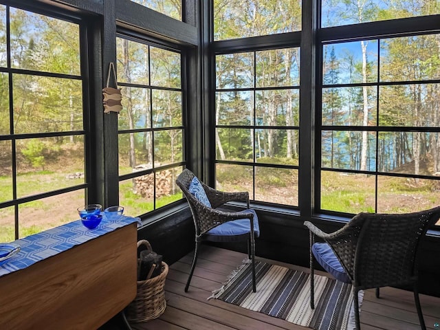 2270 N Shore Rd, La Pointe, WI 54806 - sunroom / solarium with healthy amount of natural light