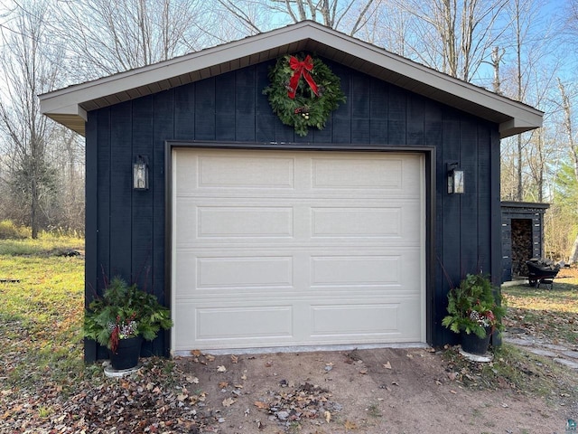 2270 N Shore Rd, La Pointe, WI 54806 - view of detached garage