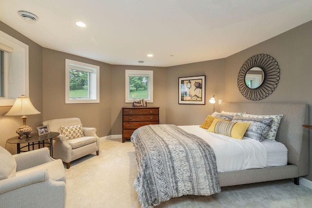 845 Lake Rd Unit D, Brookfield, WI 53005 - bedroom featuring carpet flooring, recessed lighting, and baseboards