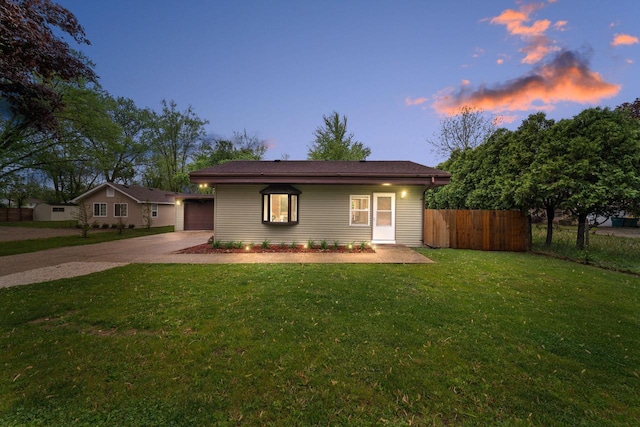 W865 Pell Lake Dr, Genoa City, WI 53128 - single story home featuring concrete driveway and a garage