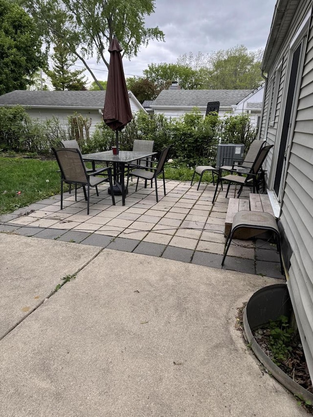 2775 S 53rd St, Milwaukee, WI 53219 - view of patio featuring outdoor dining area