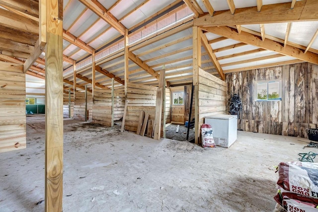 5780 County Road V, Gillett, WI 54124 - misc room with vaulted ceiling