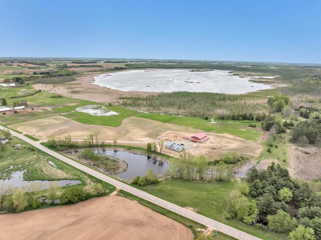 5780 County Road V, Gillett, WI 54124 - aerial overview of property's location featuring a large body of water