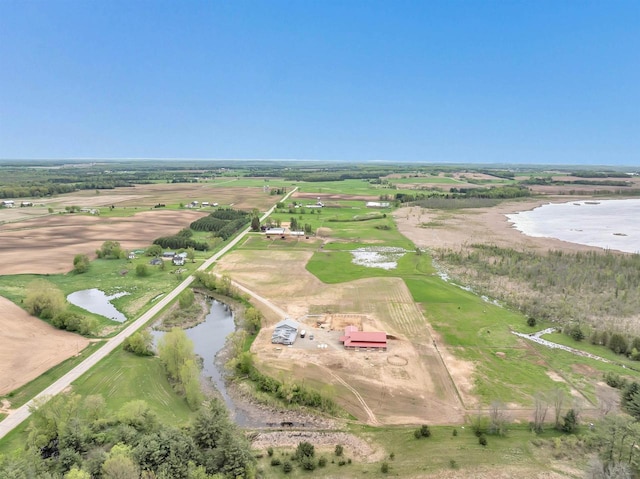 5780 County Road V, Gillett, WI 54124 - aerial view of property and surrounding area featuring a large body of water and rural landscape