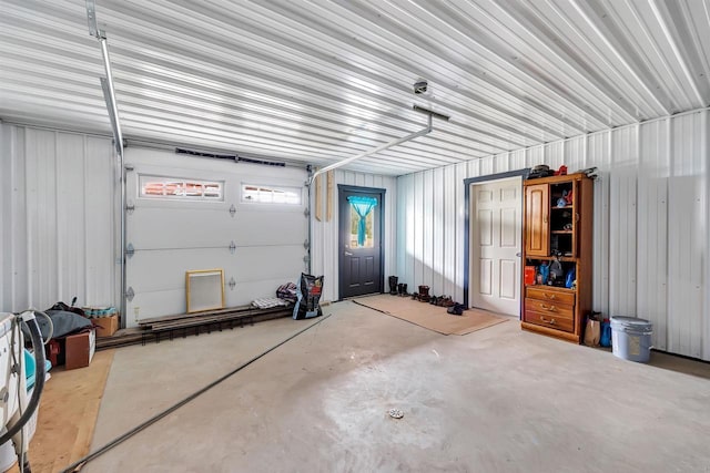 5780 County Road V, Gillett, WI 54124 - view of garage