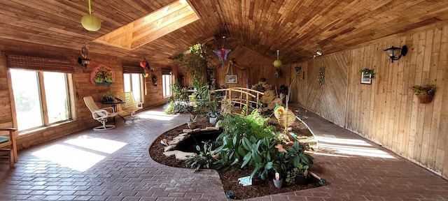 W6887 Two Mile Rd, Porterfield, WI 54159 - sunroom / solarium with lofted ceiling