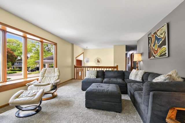 4917 Ralph Cir, Madison, WI 53714 - carpeted living area with baseboards