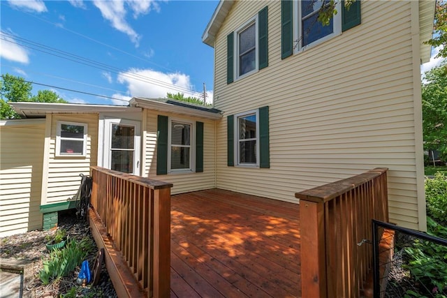 14 Chippewa St, Chippewa Falls, WI 54729 - view of wooden terrace