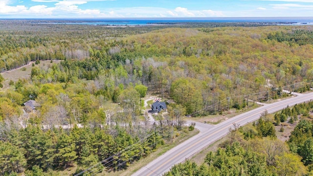 8606 State Highway 57, Baileys Harbor, WI 54202 - drone / aerial view of a heavily wooded area