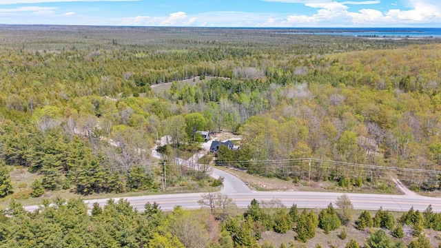8606 State Highway 57, Baileys Harbor, WI 54202 - aerial view of a forest