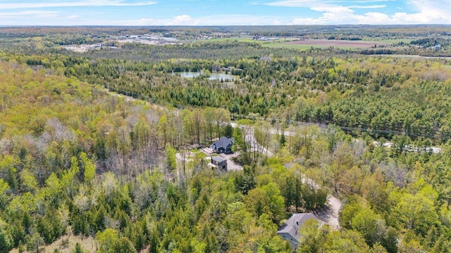 8606 State Highway 57, Baileys Harbor, WI 54202 - aerial view of a heavily wooded area and a large body of water