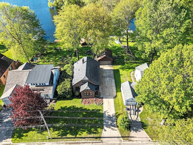 302 River Hts, Shawano, WI 54166 - view from above of property with a nearby body of water