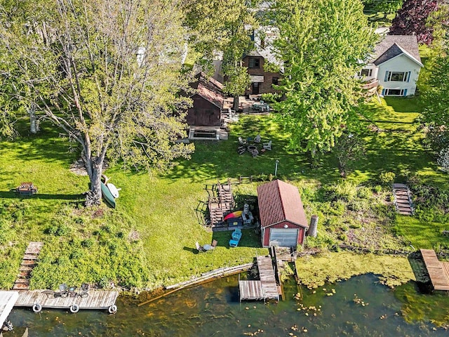 302 River Hts, Shawano, WI 54166 - view from above of property featuring a large body of water