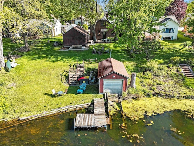 302 River Hts, Shawano, WI 54166 - view from above of property featuring a nearby body of water
